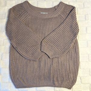 She + Sky, Medium, Mauve sweater